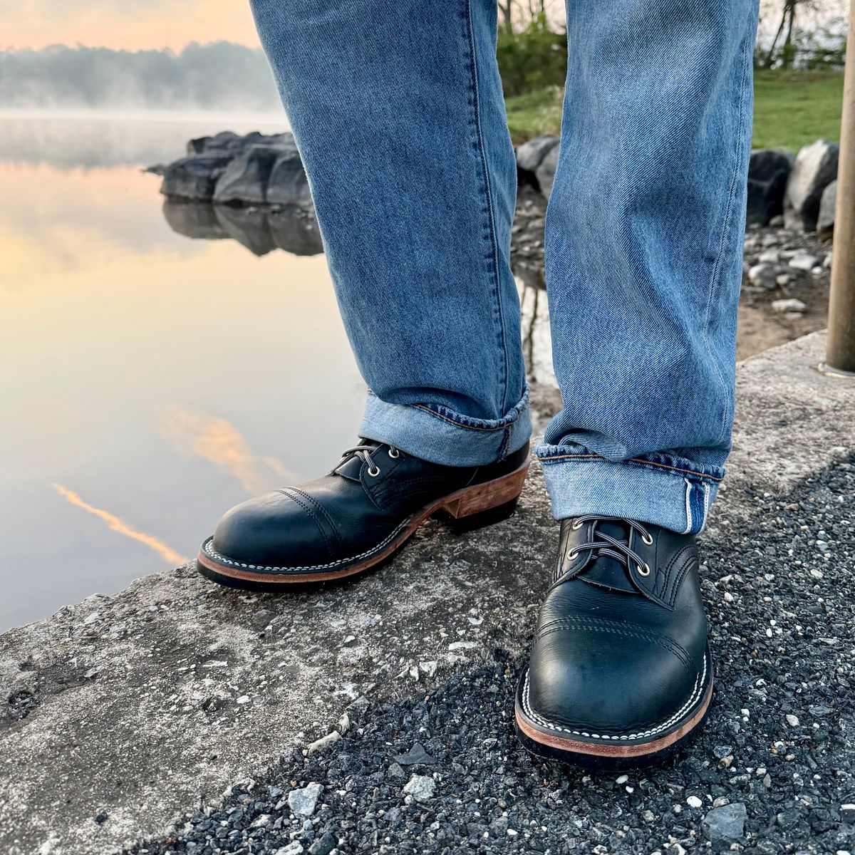 Photo by Ed on April 23, 2026 of the Nicks Robert in Roanoke Denim.