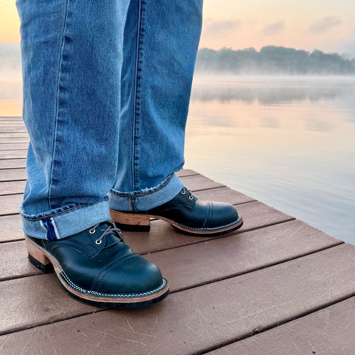 Photo by Ed on April 23, 2026 of the Nicks Robert in Roanoke Denim.