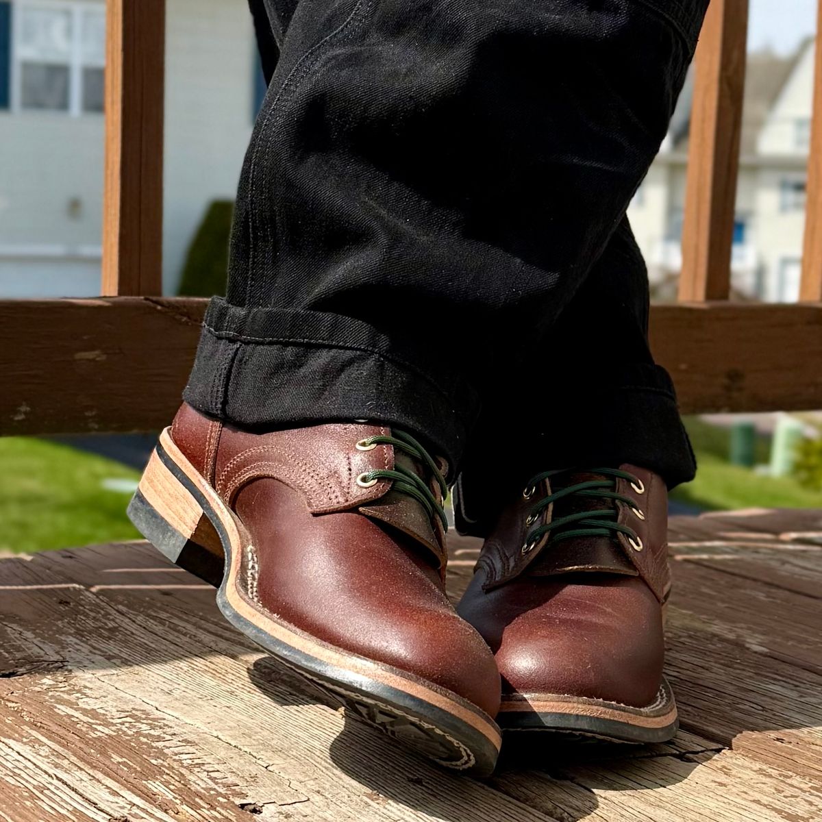 Photo by Ed on March 25, 2026 of the Nicks MTO in Horween Tan Waxed Flesh.