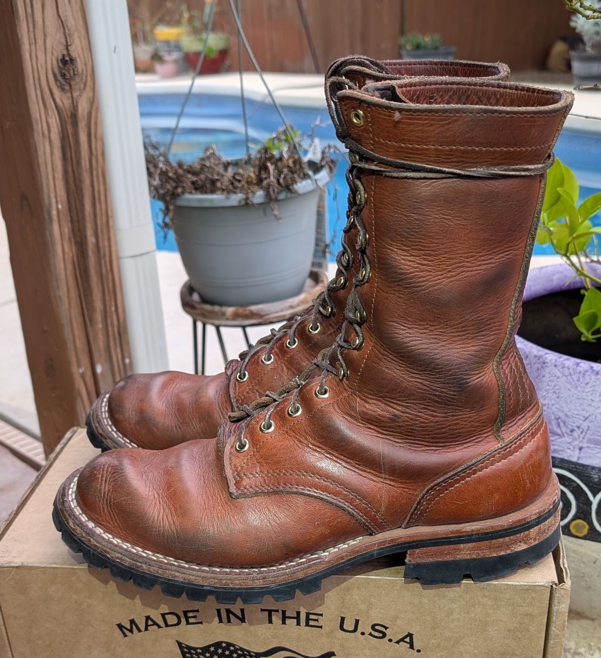 Photo by undertension on January 5, 2026 of the Nicks DomePro in Horween English Tan Dublin.