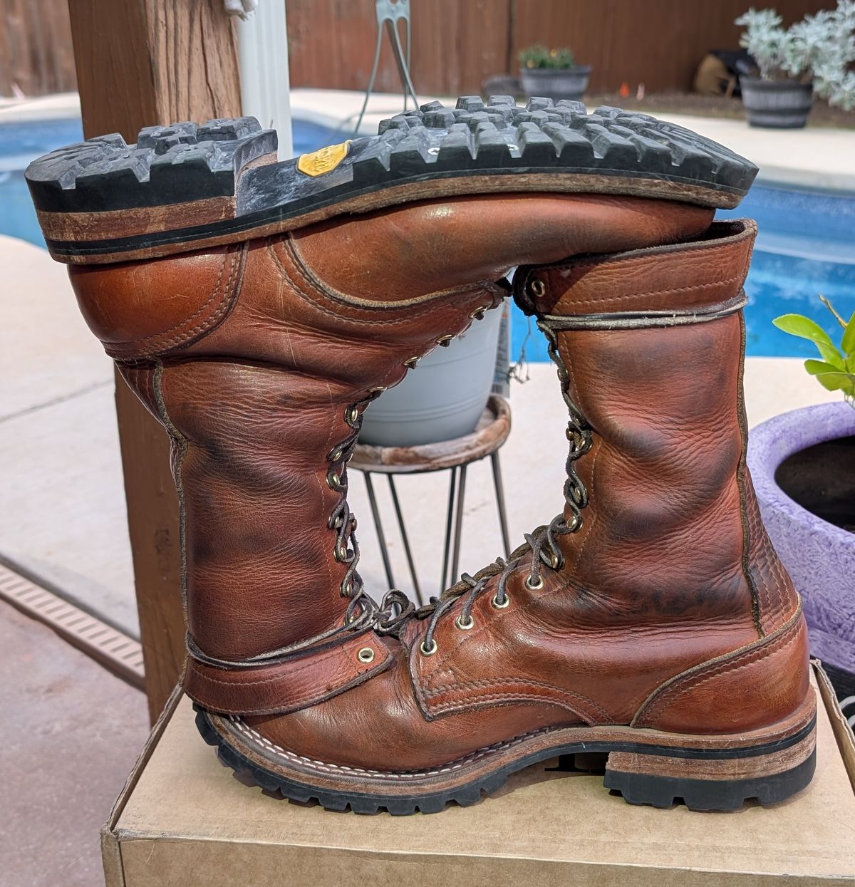 Photo by undertension on January 5, 2026 of the Nicks DomePro in Horween English Tan Dublin.