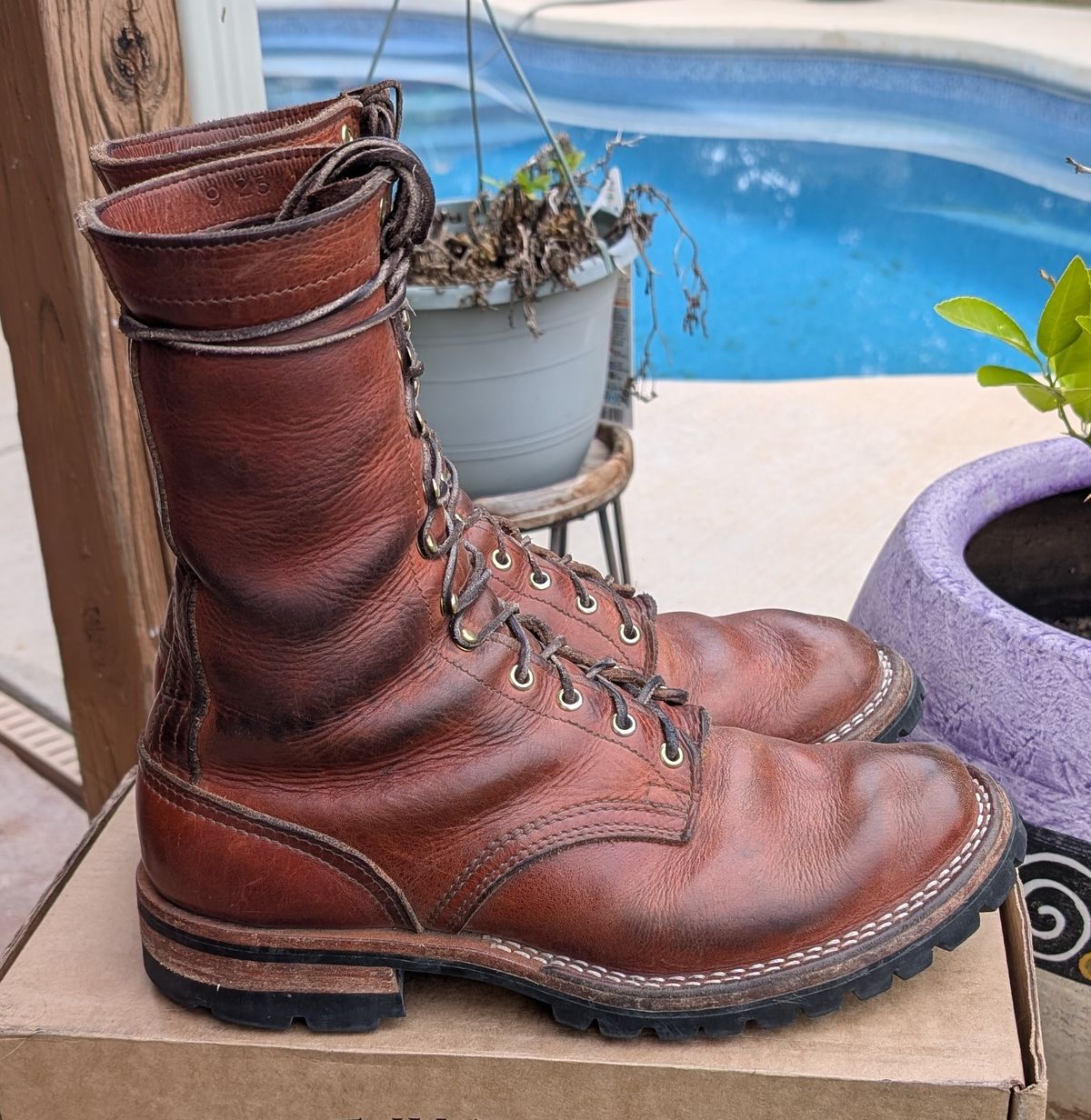 Photo by undertension on January 5, 2026 of the Nicks DomePro in Horween English Tan Dublin.