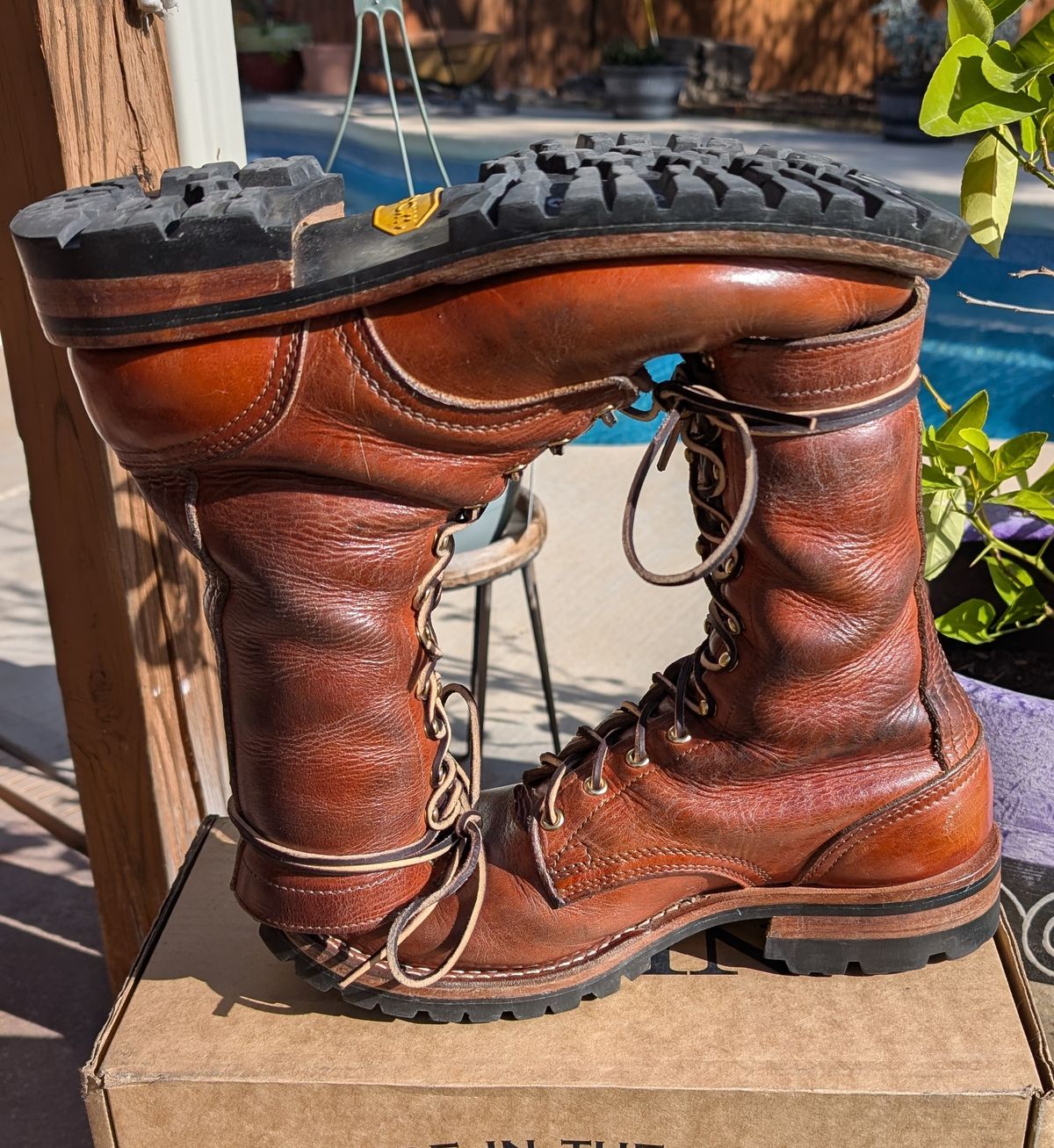 Photo by undertension on January 17, 2026 of the Nicks DomePro in Horween English Tan Dublin.