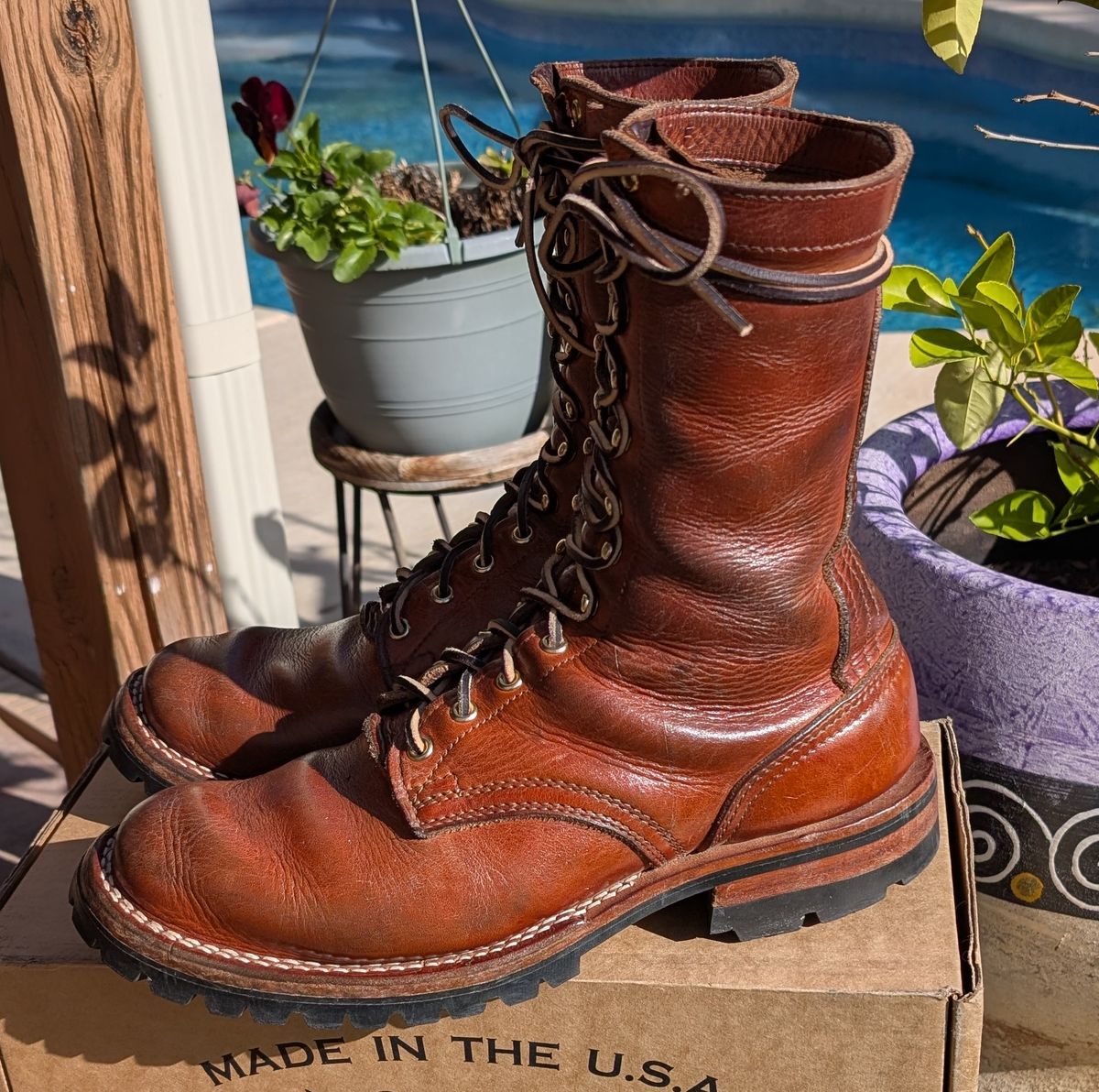 Photo by undertension on January 17, 2026 of the Nicks DomePro in Horween English Tan Dublin.