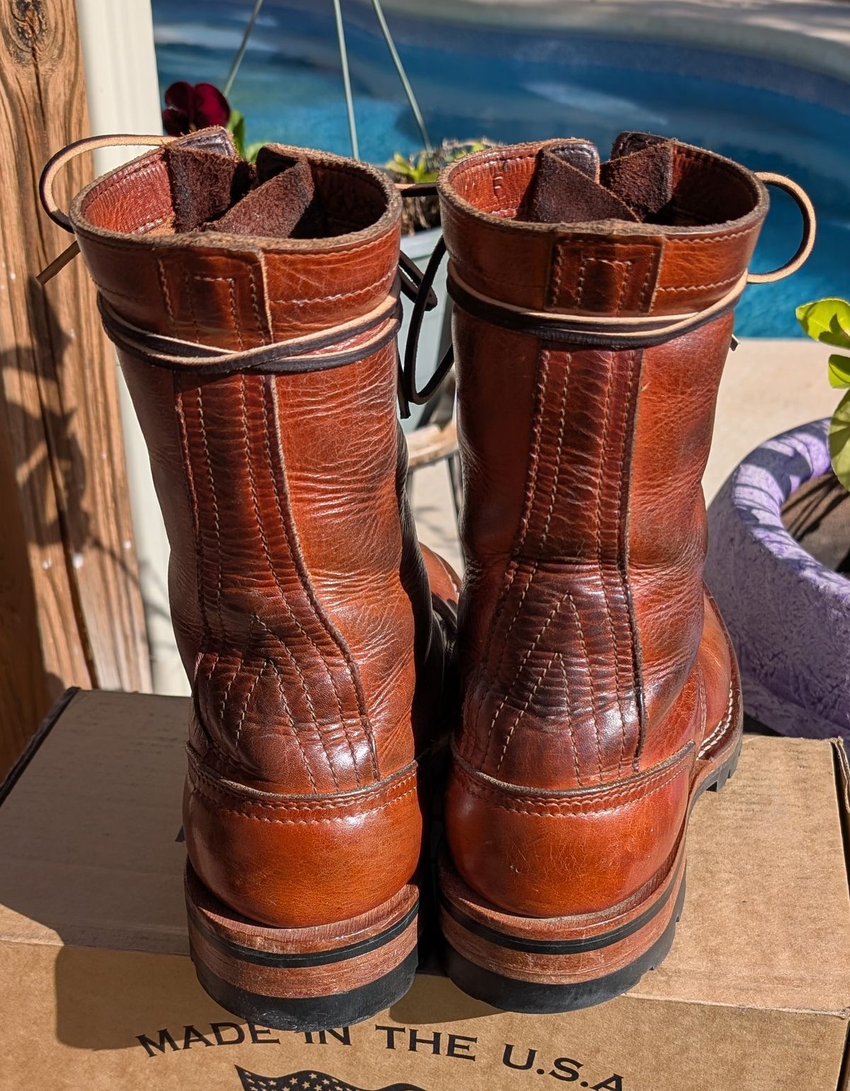 Photo by undertension on January 17, 2026 of the Nicks DomePro in Horween English Tan Dublin.