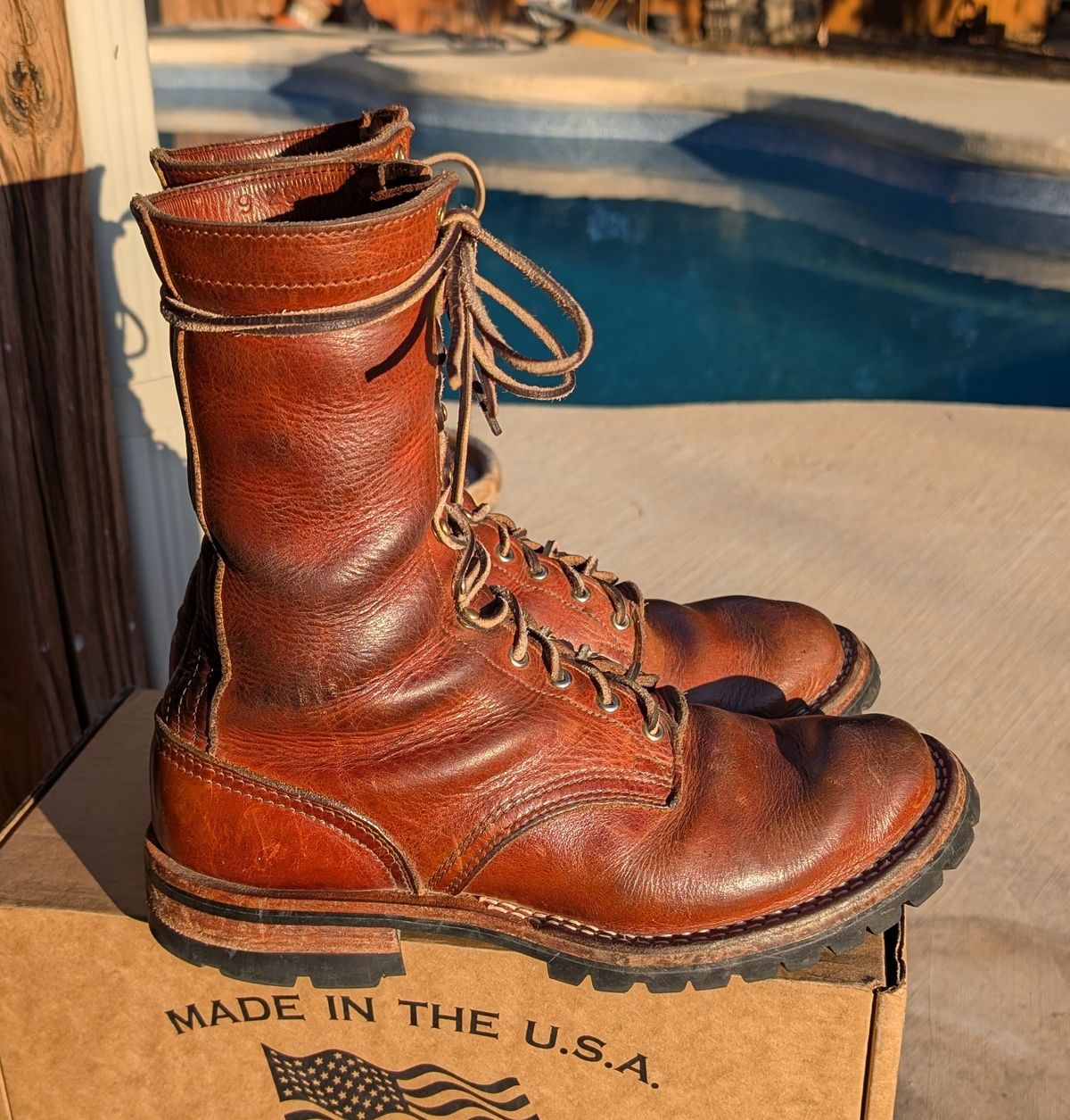 Photo by undertension on February 1, 2026 of the Nicks DomePro in Horween English Tan Dublin.