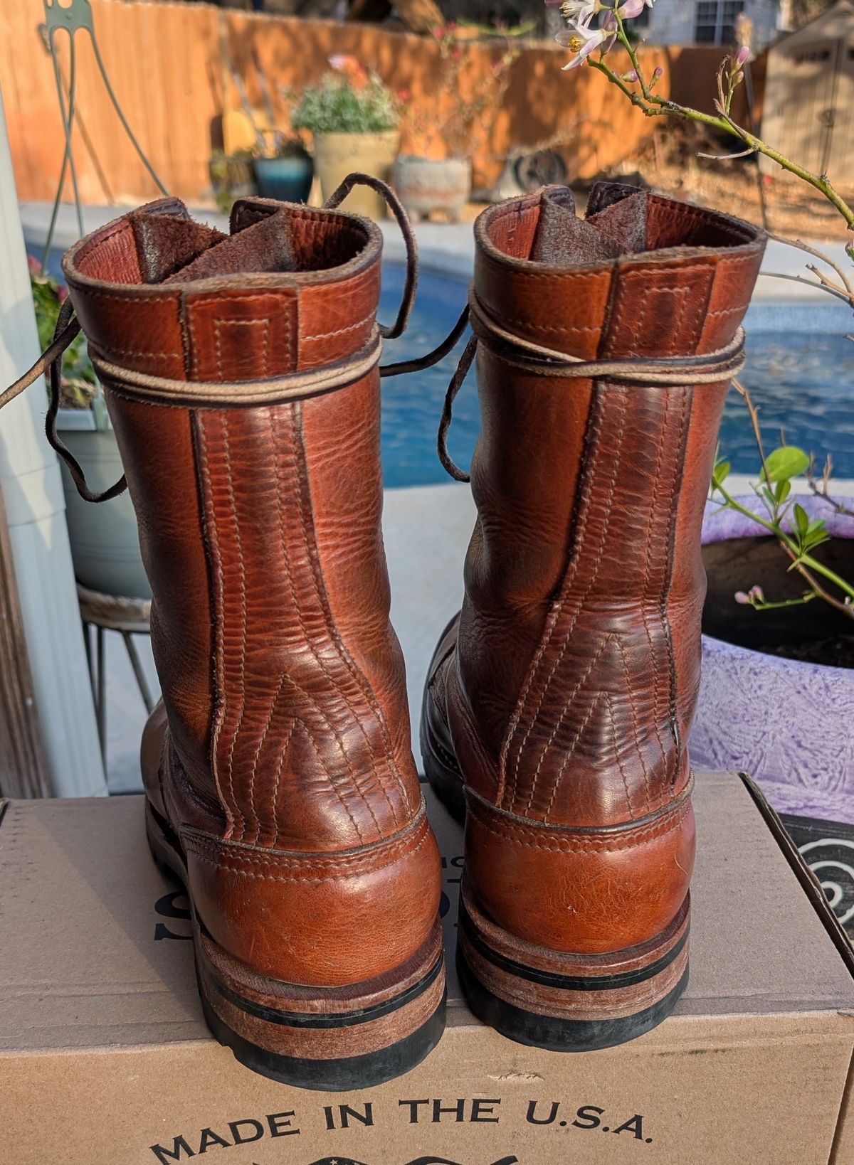 Photo by undertension on March 3, 2026 of the Nicks DomePro in Horween English Tan Dublin.