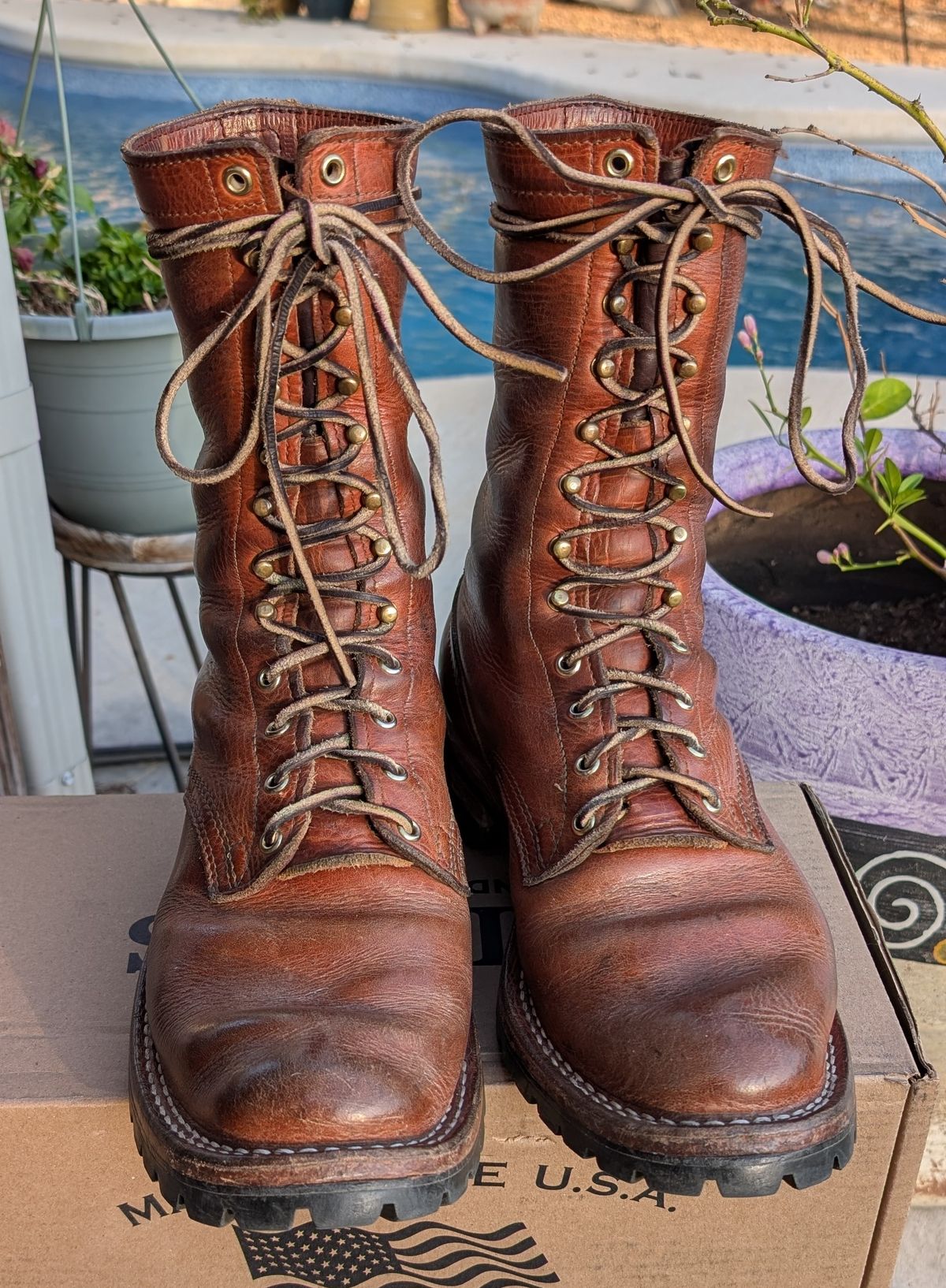 Photo by undertension on March 3, 2026 of the Nicks DomePro in Horween English Tan Dublin.