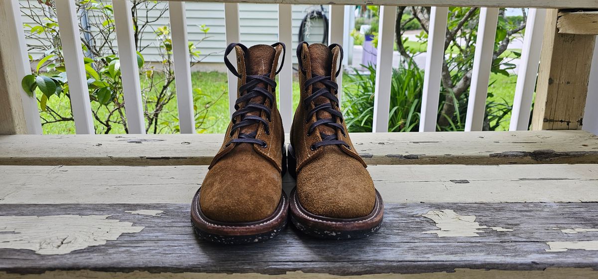 Photo by tastyporkbuns on April 27, 2025 of the Role Club Boondockers in Rich Brown Roughout.