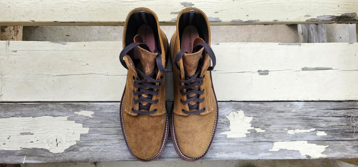 Photo by tastyporkbuns on April 27, 2025 of the Role Club Boondockers in Rich Brown Roughout.