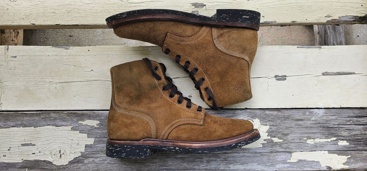 Photo by tastyporkbuns on April 27, 2025 of the Role Club Boondockers in Rich Brown Roughout.