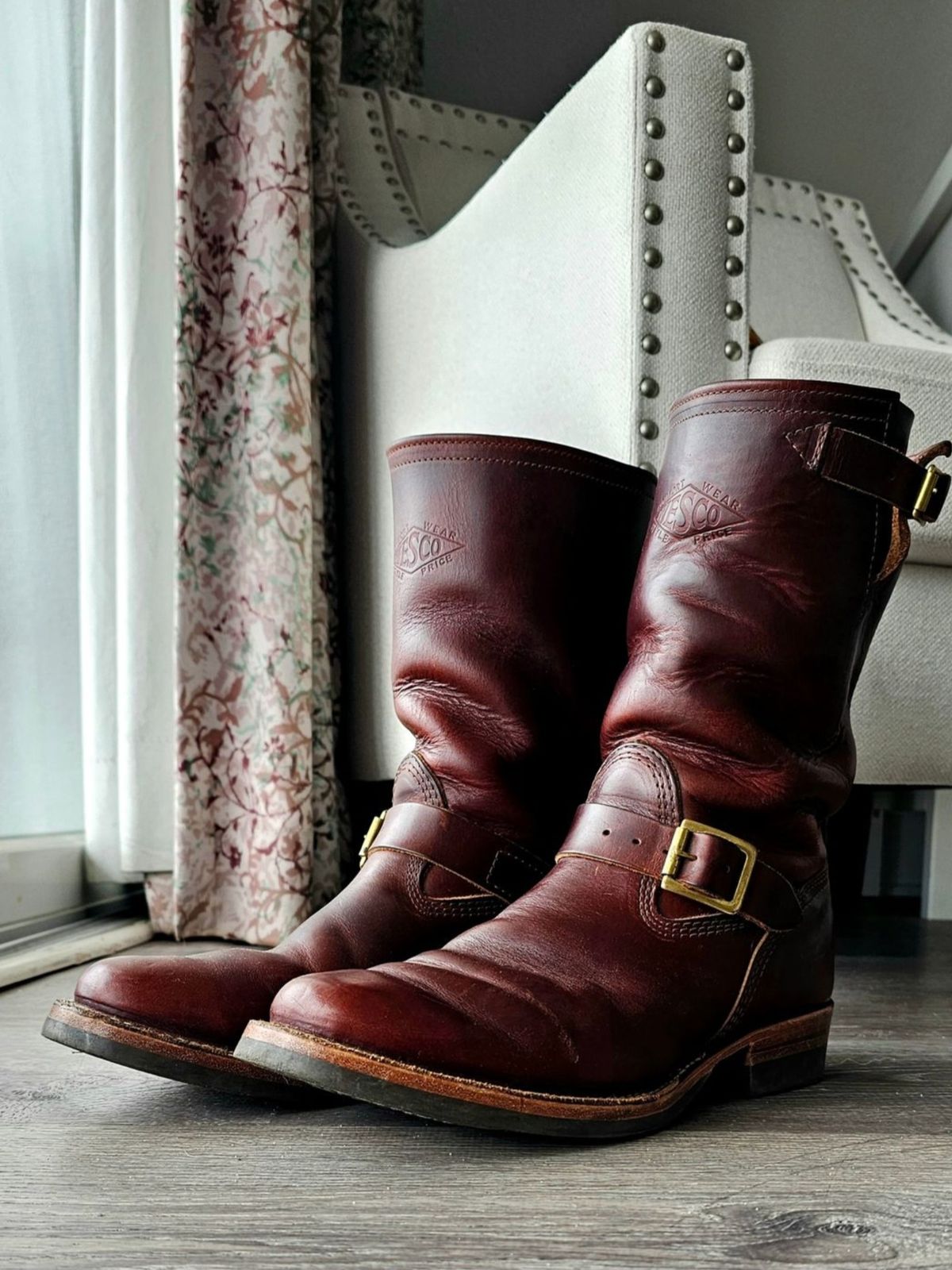 Photo by DaveWilkes on March 19, 2026 of the Wesco Mister Lou in Horween Umber Chromexcel.