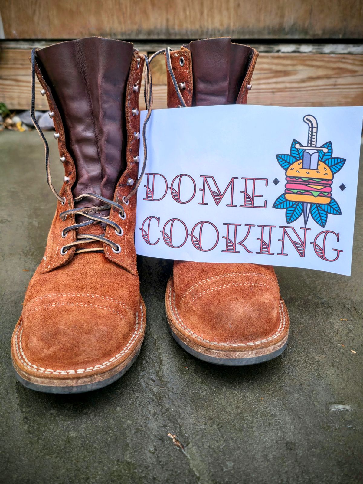 Photo by DaveWilkes on November 5, 2025 of the White's Bounty Hunter in Seidel Red Dog Oil Tan Roughout.