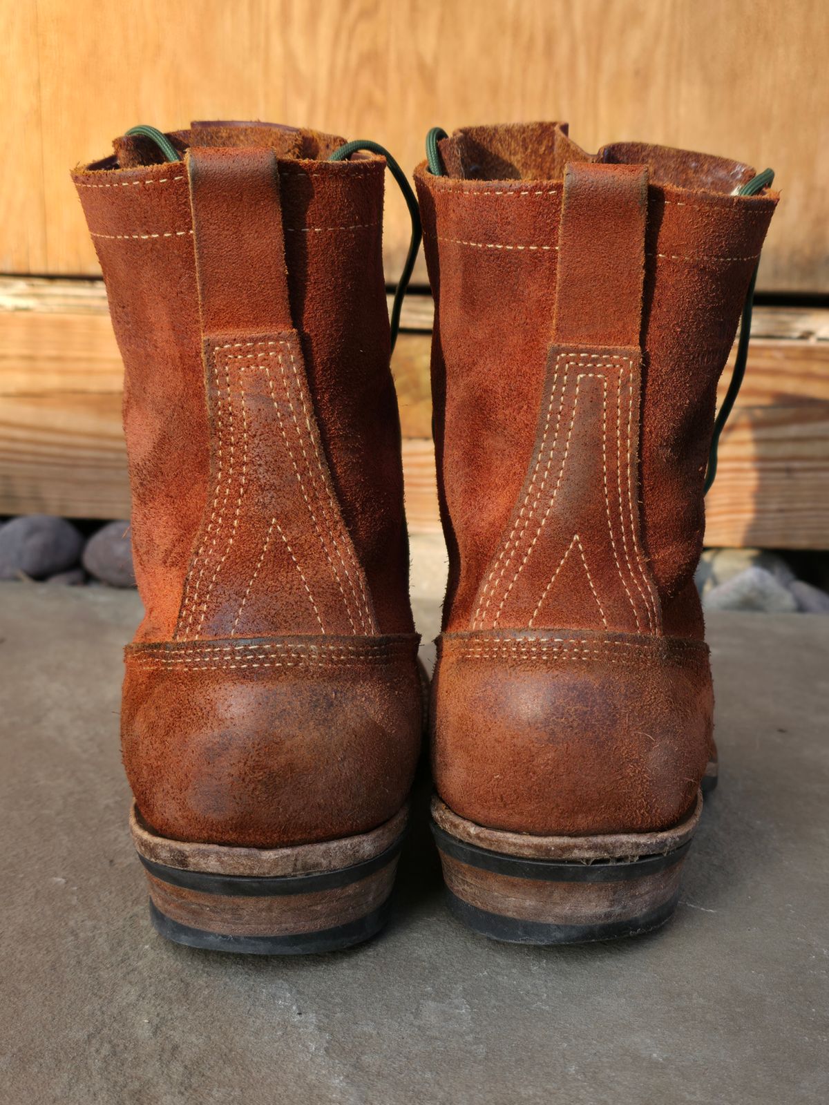 Photo by DaveWilkes on February 5, 2026 of the White's Bounty Hunter in Seidel Red Dog Oil Tan Roughout.