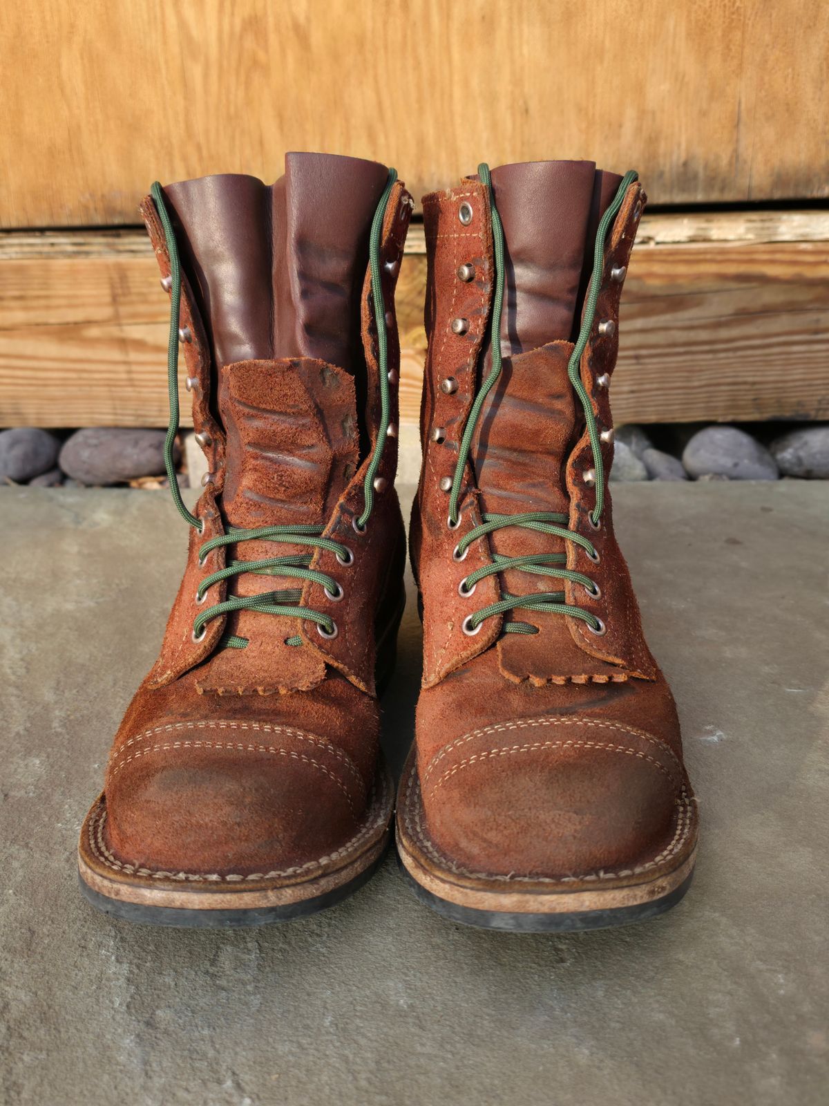 Photo by DaveWilkes on February 5, 2026 of the White's Bounty Hunter in Seidel Red Dog Oil Tan Roughout.