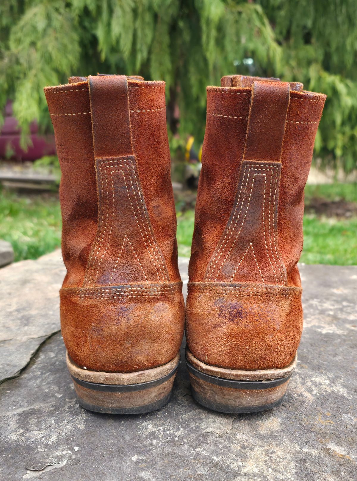 Photo by DaveWilkes on April 5, 2026 of the White's Bounty Hunter in Seidel Red Dog Oil Tan Roughout.