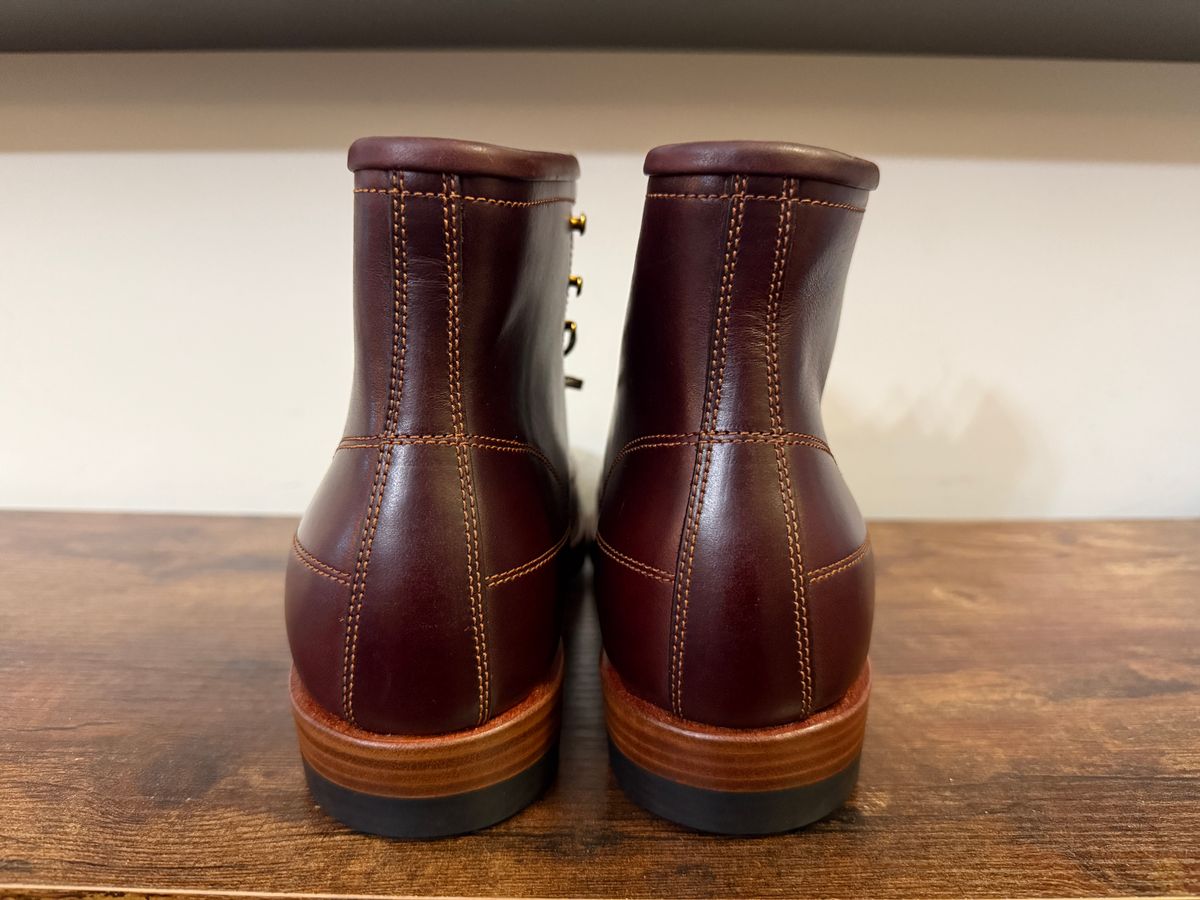Photo by Shabazkilla on October 9, 2025 of the Iron Boots T-Monkey Boots in Seidel Brown Double Shot.
