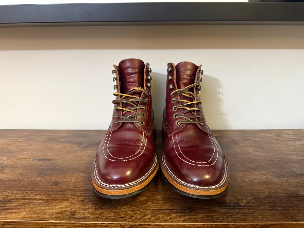 Photo by Shabazkilla on March 8, 2025 of the Parkhurst The Niagara in Tempesti Bordeaux Vachetta.