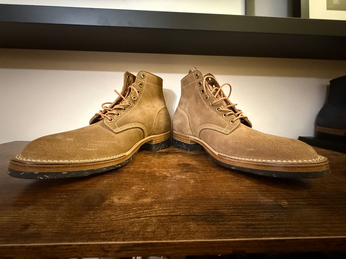 Photo by Shabazkilla on October 13, 2025 of the Onderhoud SVC01 Boondocker in Horween Marine Field Roughout.