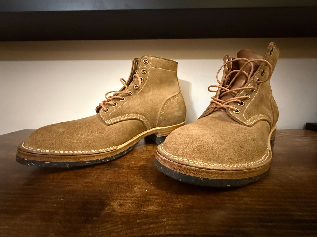 Photo by Shabazkilla on October 13, 2025 of the Onderhoud SVC01 Boondocker in Horween Marine Field Roughout.
