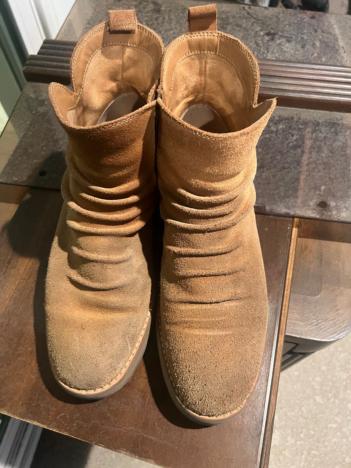 Photo by fenhems on February 5, 2026 of the earth et yonder in light brown 230 roughout.