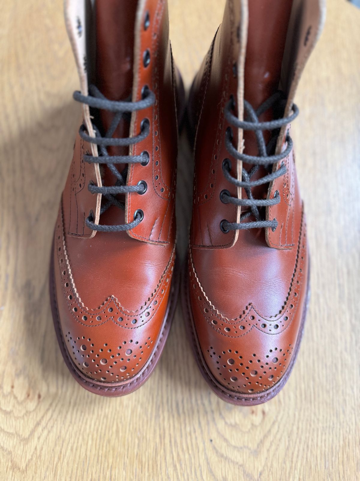 Photo by claus on April 1, 2024 of the Tricker's Stow Country Boot in Marron Antique.