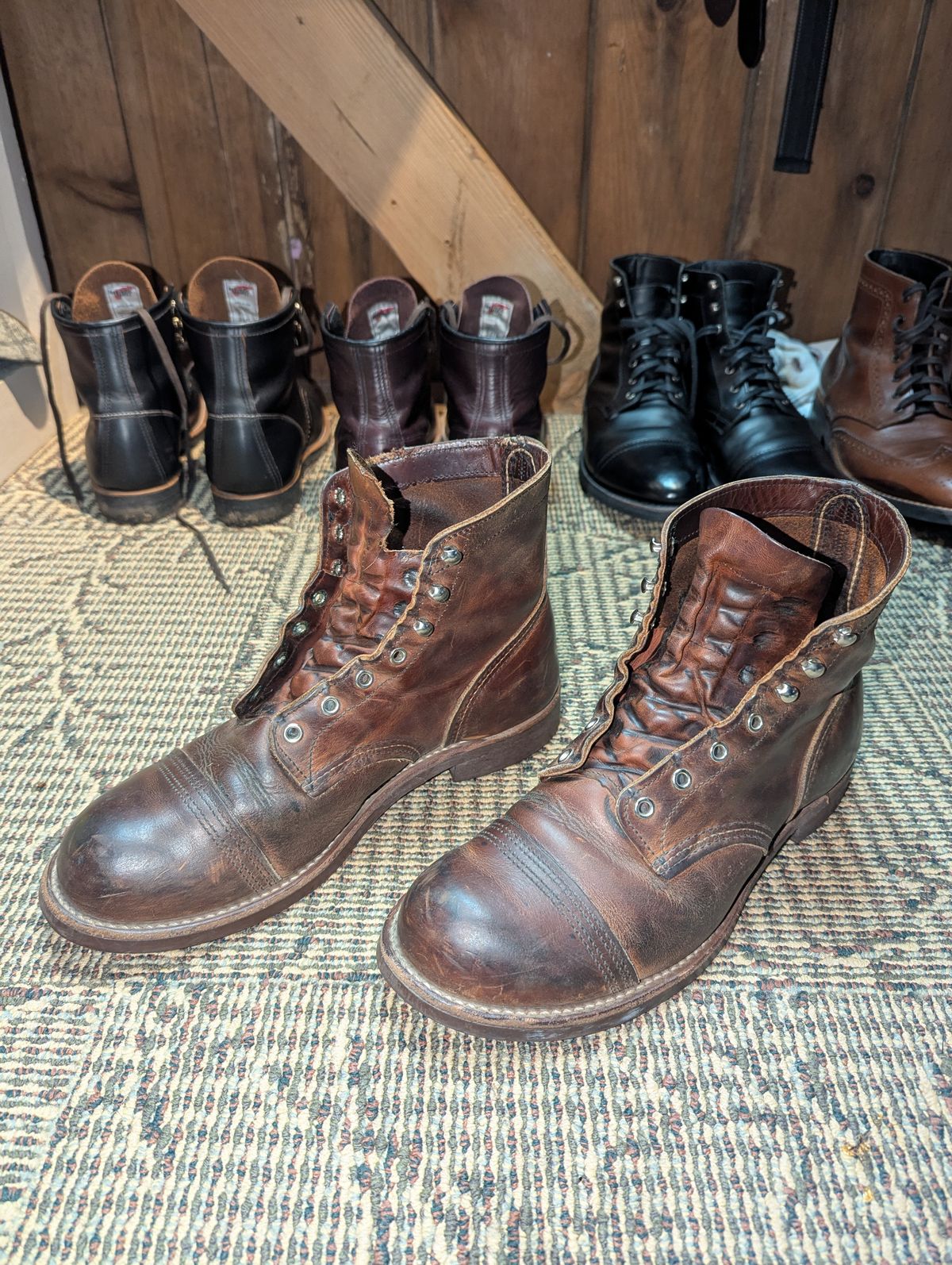 Photo by j3553 on March 13, 2026 of the Red Wing Iron Ranger in S.B. Foot Copper Rough and Tough.