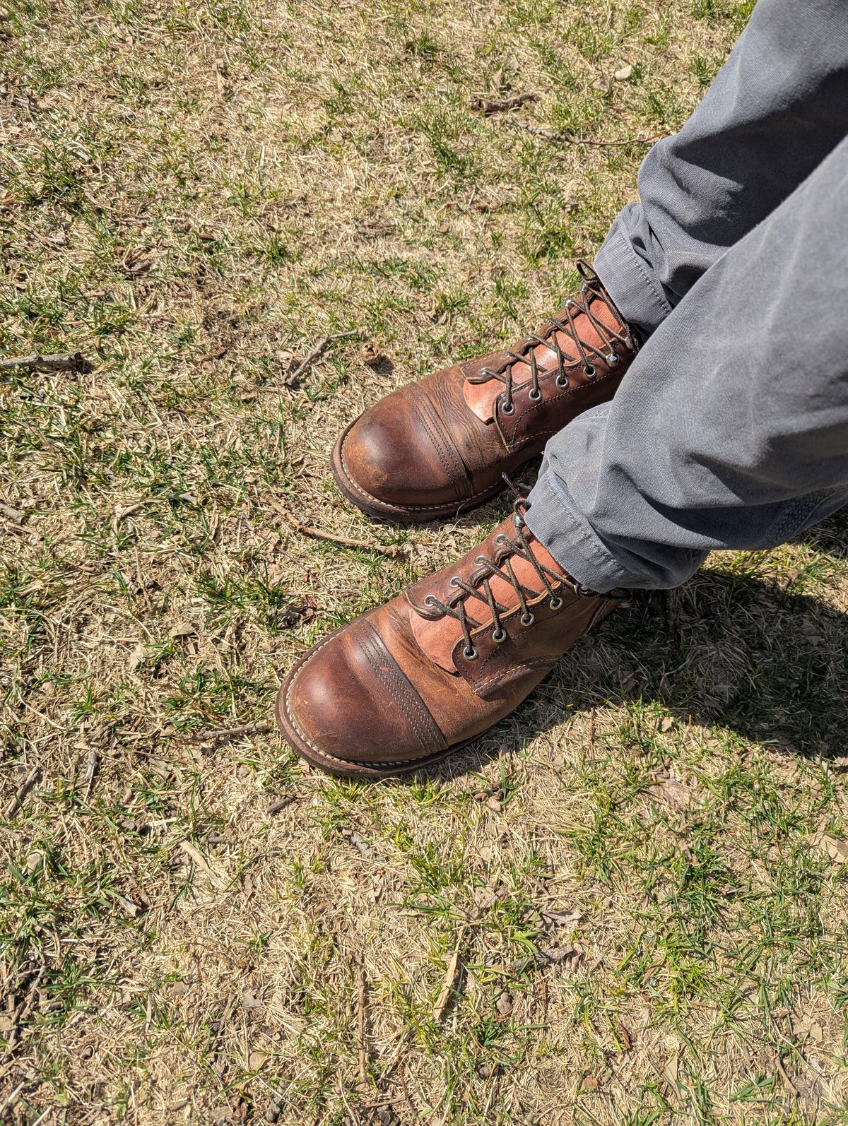 Photo by j3553 on March 21, 2026 of the Red Wing Iron Ranger in S.B. Foot Copper Rough and Tough.