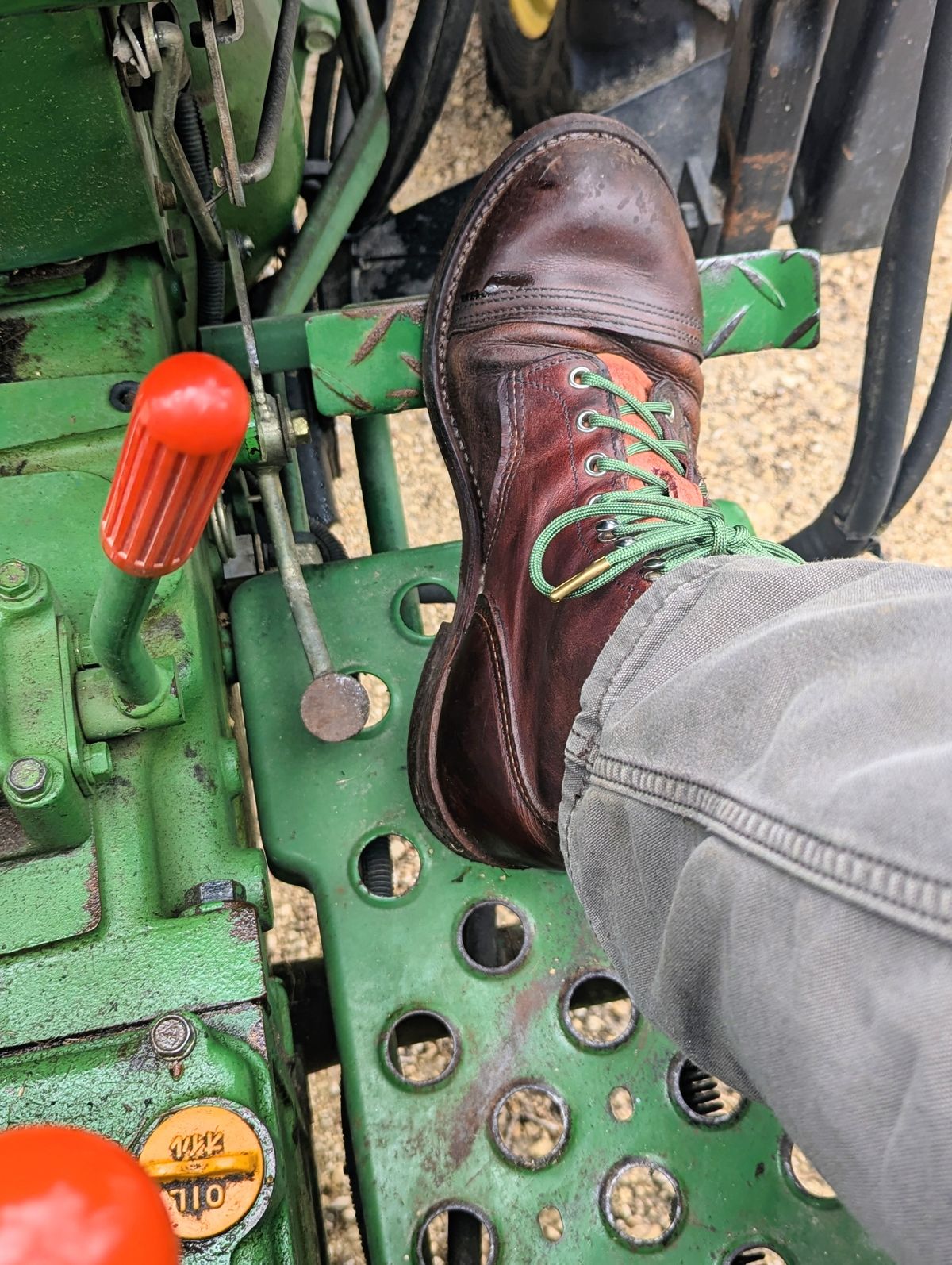 Photo by j3553 on April 13, 2026 of the Red Wing Iron Ranger in S.B. Foot Copper Rough and Tough.