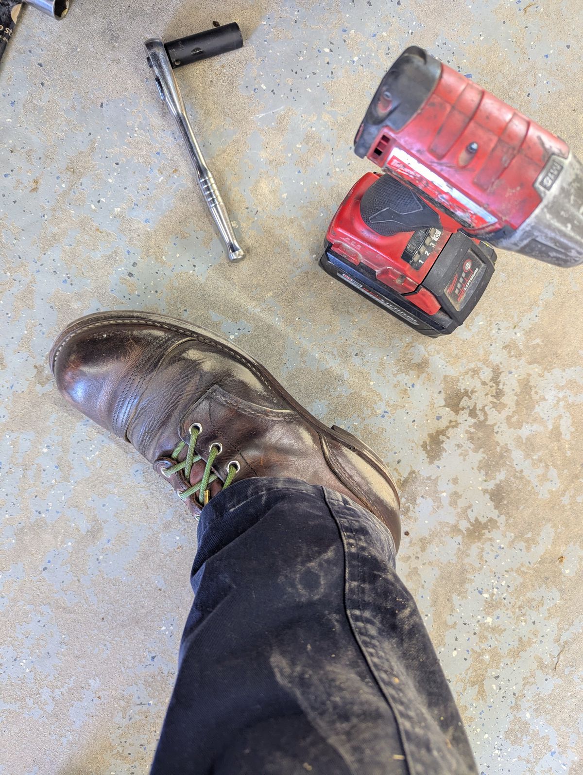 Photo by j3553 on May 13, 2026 of the Red Wing Iron Ranger in S.B. Foot Copper Rough and Tough.