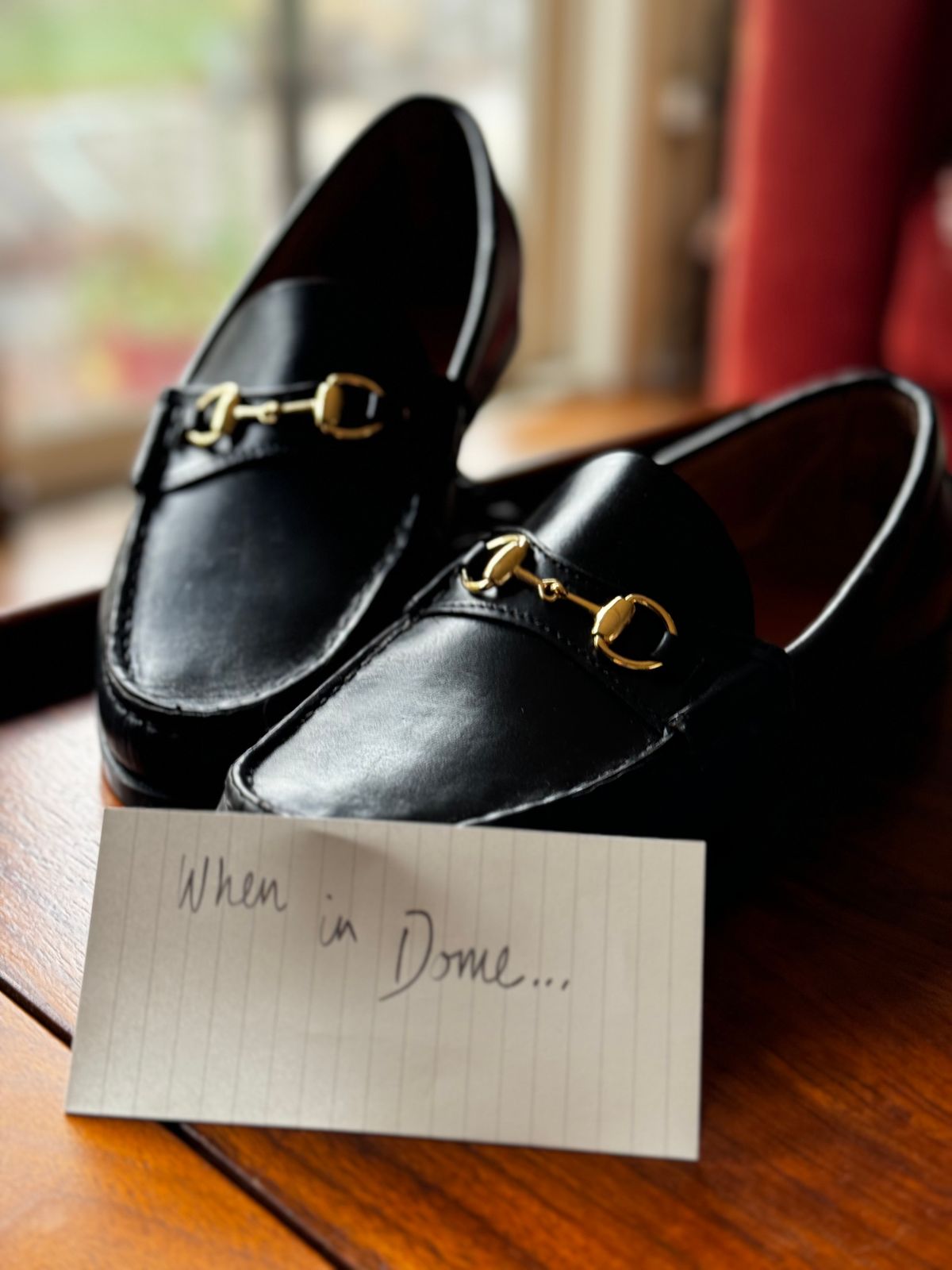Photo by clintashlock on November 5, 2024 of the Oak Street Bootmakers Bit Moc in Teacore Black Overdye Horse Rump.