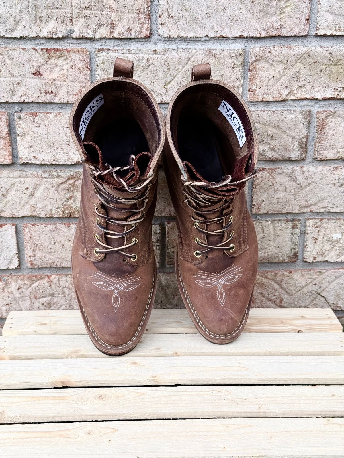 Photo by PatinaThunderDazzle on January 2, 2026 of the Nicks Packer in Predator Natural.