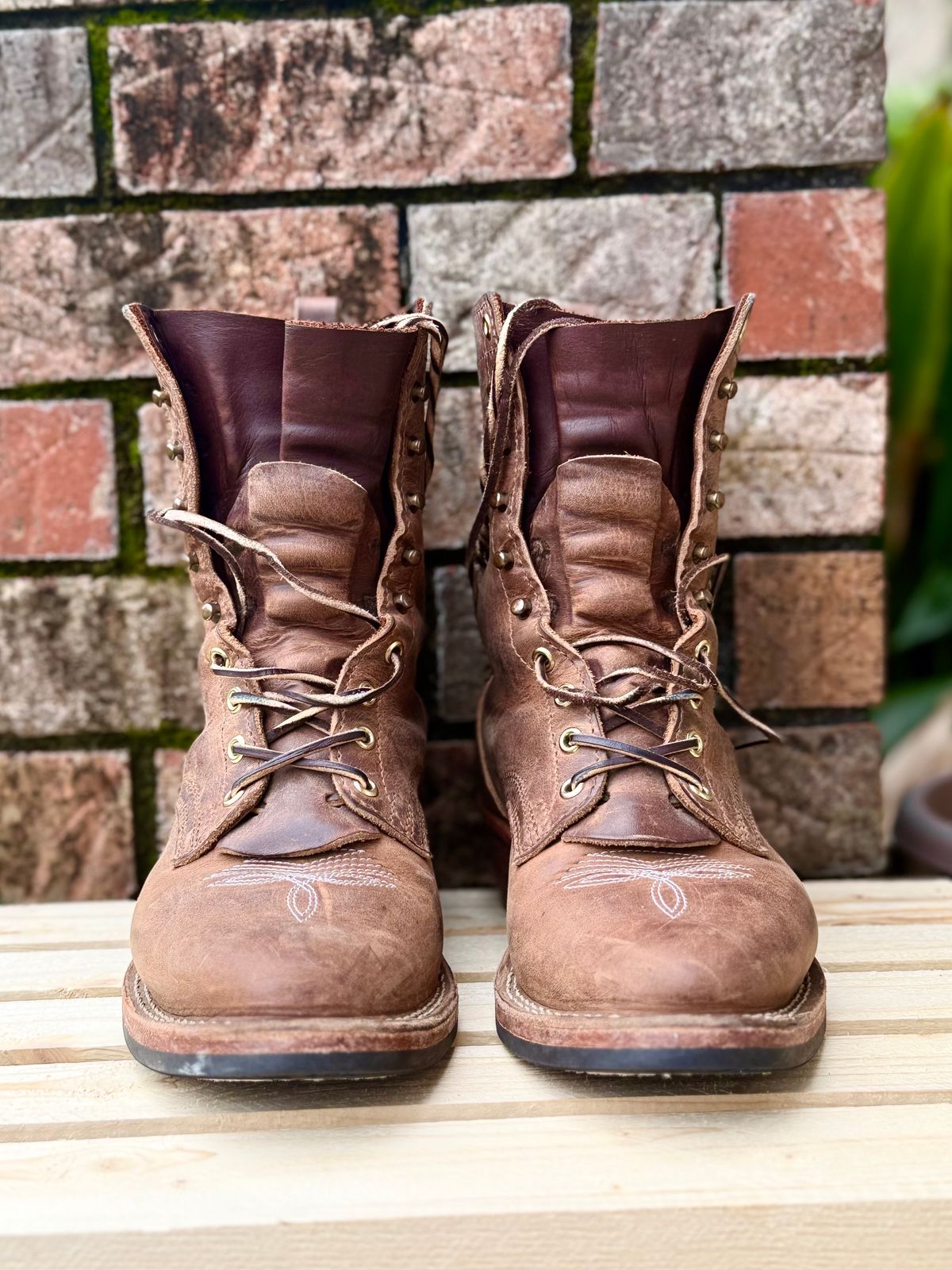 Photo by PatinaThunderDazzle on March 5, 2026 of the Nicks Packer in Predator Natural.