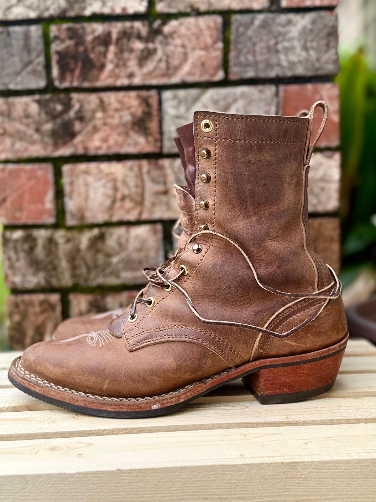 Photo by PatinaThunderDazzle on March 5, 2026 of the Nicks Packer in Predator Natural.