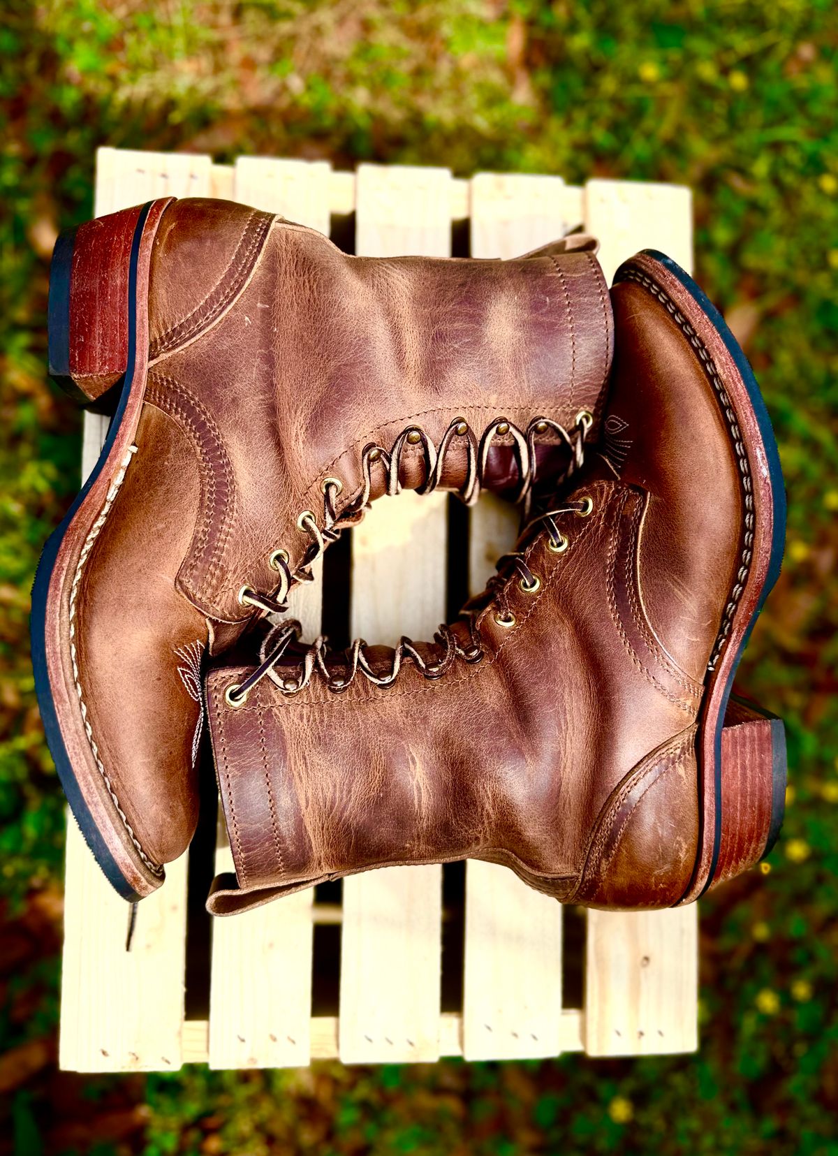 Photo by PatinaThunderDazzle on April 3, 2026 of the Nicks Packer in Predator Natural.