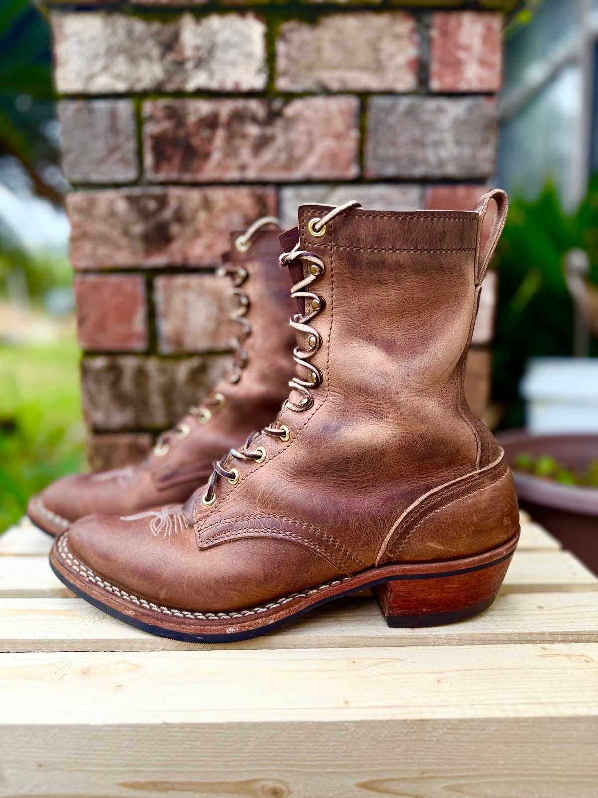 Photo by PatinaThunderDazzle on April 3, 2026 of the Nicks Packer in Predator Natural.