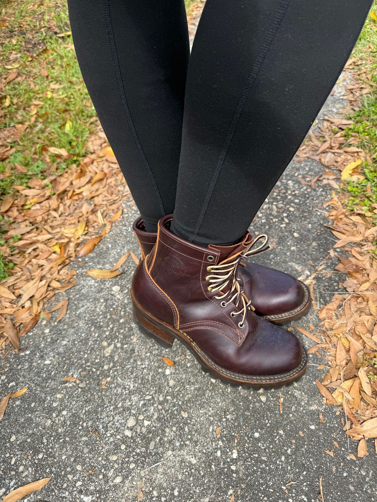 Photo by PatinaThunderDazzle on March 28, 2025 of the Frank's Boots Wilshire in Seidel Brown Domain.