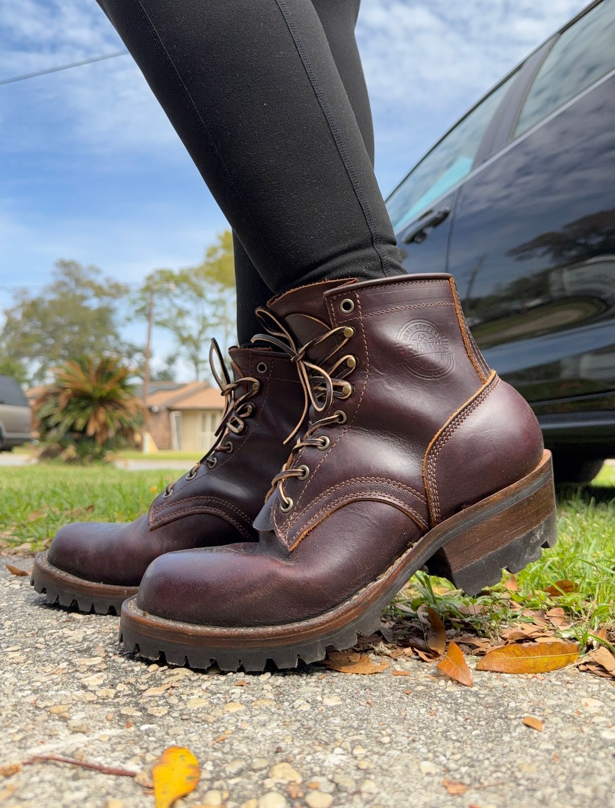 Photo by PatinaThunderDazzle on March 28, 2025 of the Frank's Boots Wilshire in Seidel Brown Domain.