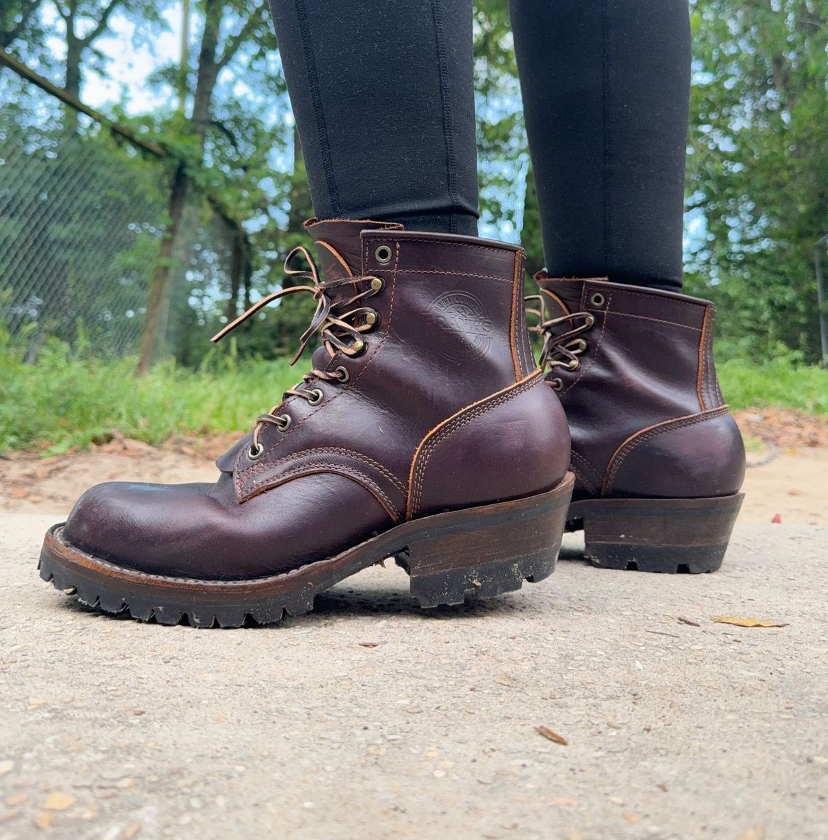 Photo by PatinaThunderDazzle on April 15, 2025 of the Frank's Boots Wilshire in Seidel Brown Domain.