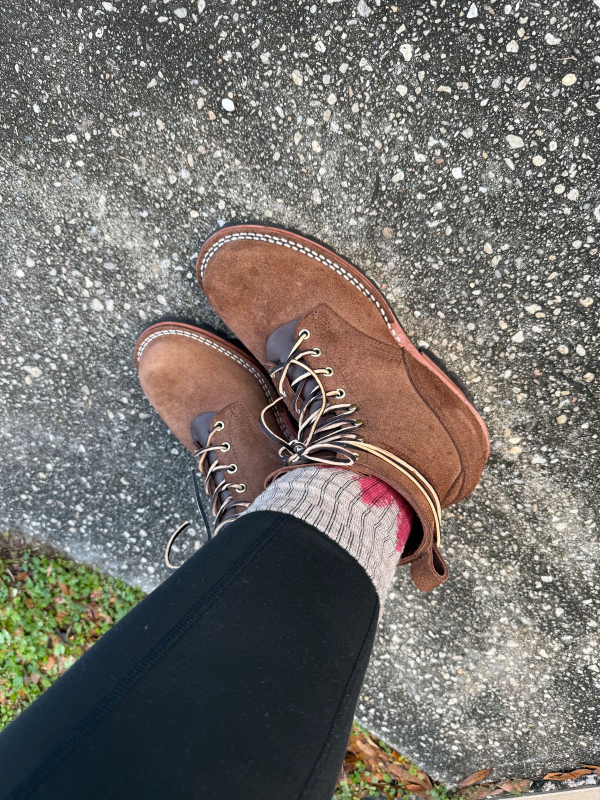 Photo by PatinaThunderDazzle on January 3, 2025 of the Nicks Urban Logger in Seidel 1964 Walnut Roughout.