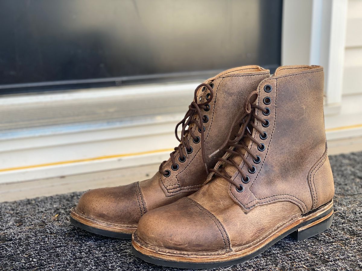 Photo by Uncle_Dans_Boots on November 5, 2025 of the Uncle Dan’s Boots Tradesman in Water Buffalo.