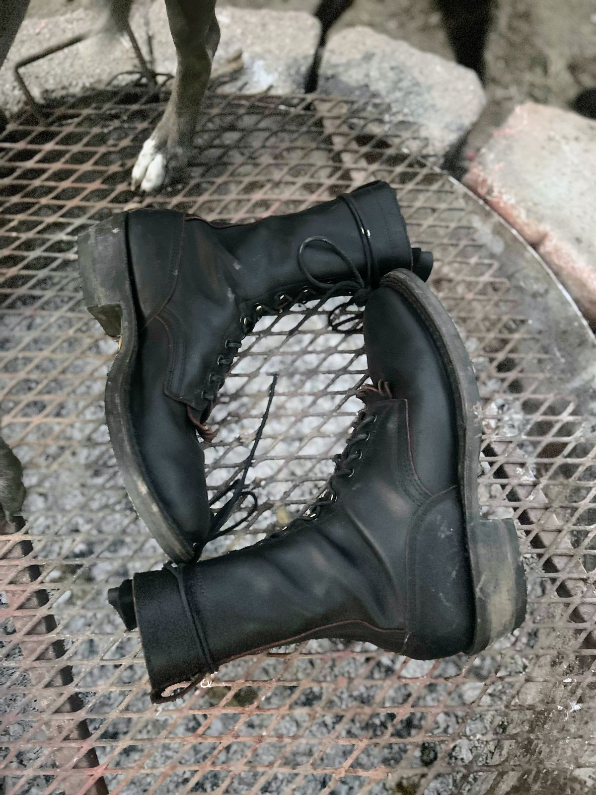 Photo by BlueAnarchy on November 3, 2025 of the White's Whites / X Rose Anvil Drifter 3.0 in Seidel Bloodcore.