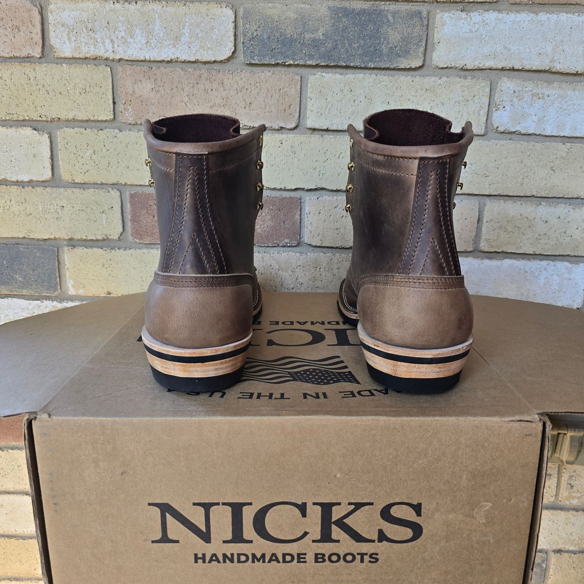 Photo by Aurora on November 2, 2025 of the Nicks Hd Lace Up in Predator Natural.