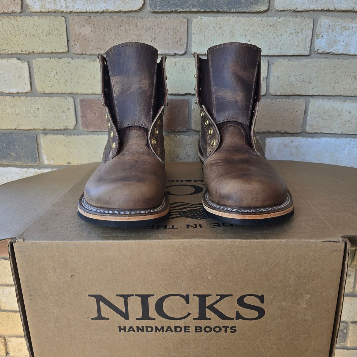 Photo by Aurora on November 2, 2025 of the Nicks Hd Lace Up in Predator Natural.