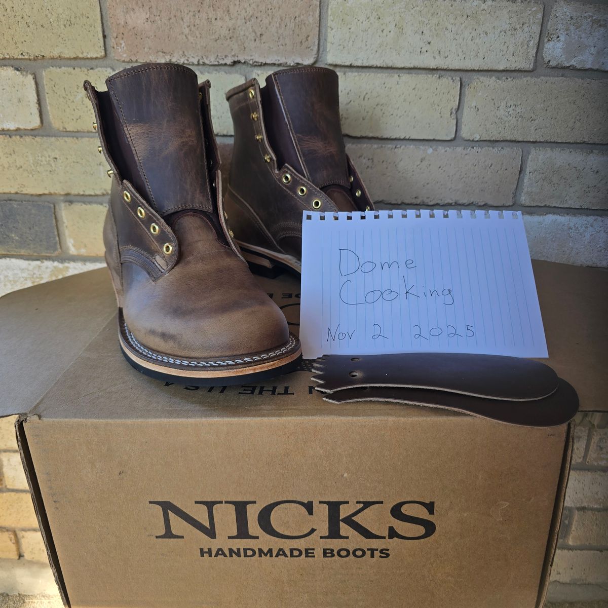 Photo by Aurora on November 2, 2025 of the Nicks Hd Lace Up in Predator Natural.