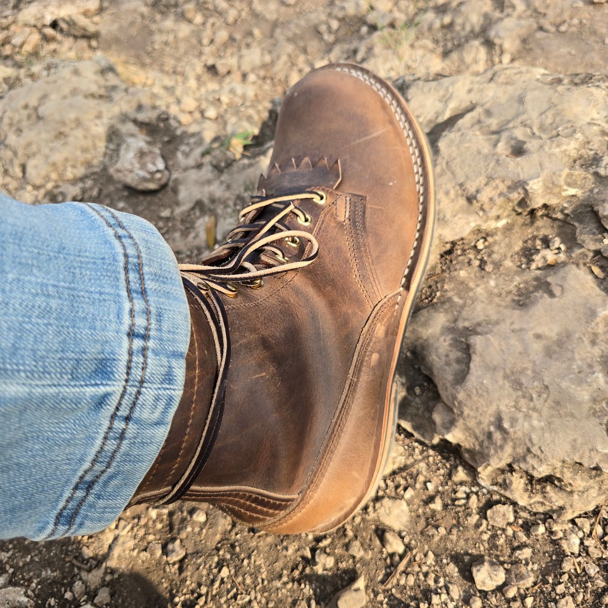 Photo by ARealSea on November 17, 2025 of the Nicks Hd Lace Up in Predator Natural.