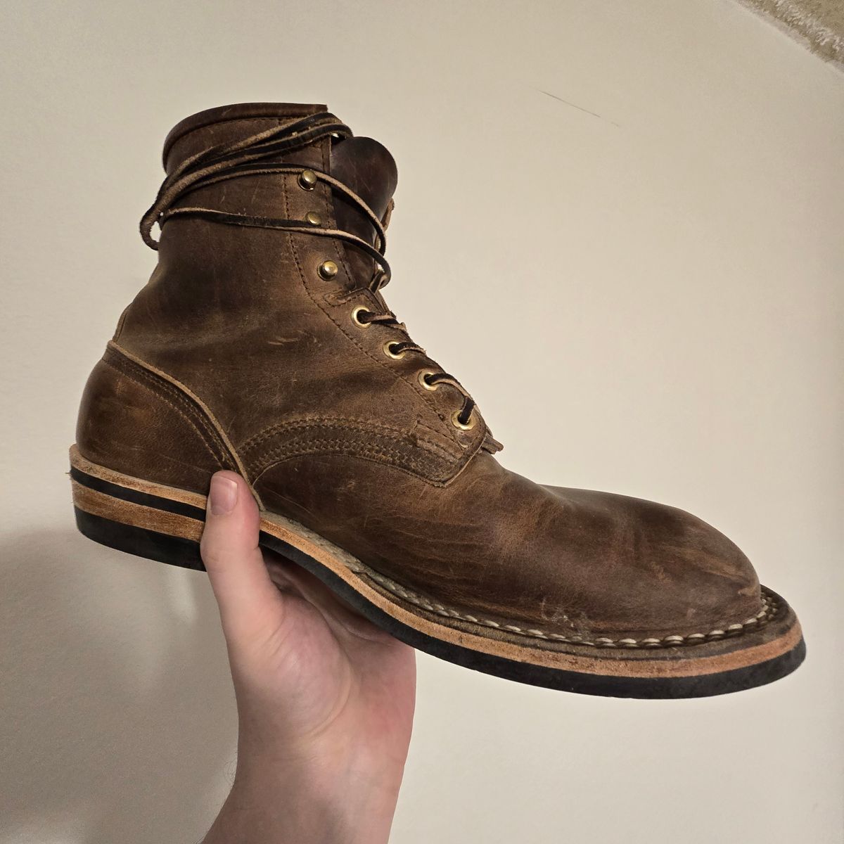 Photo by ARealSea on April 5, 2026 of the Nicks Hd Lace Up in Predator Natural.