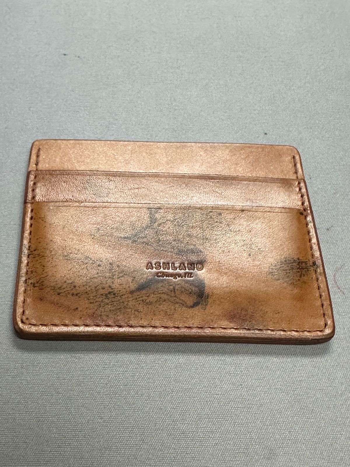 Photo by ds on December 2, 2024 of the Ashland Leather Frank The Enforcer in Horween Color 8 Shell Cordovan Reverse.