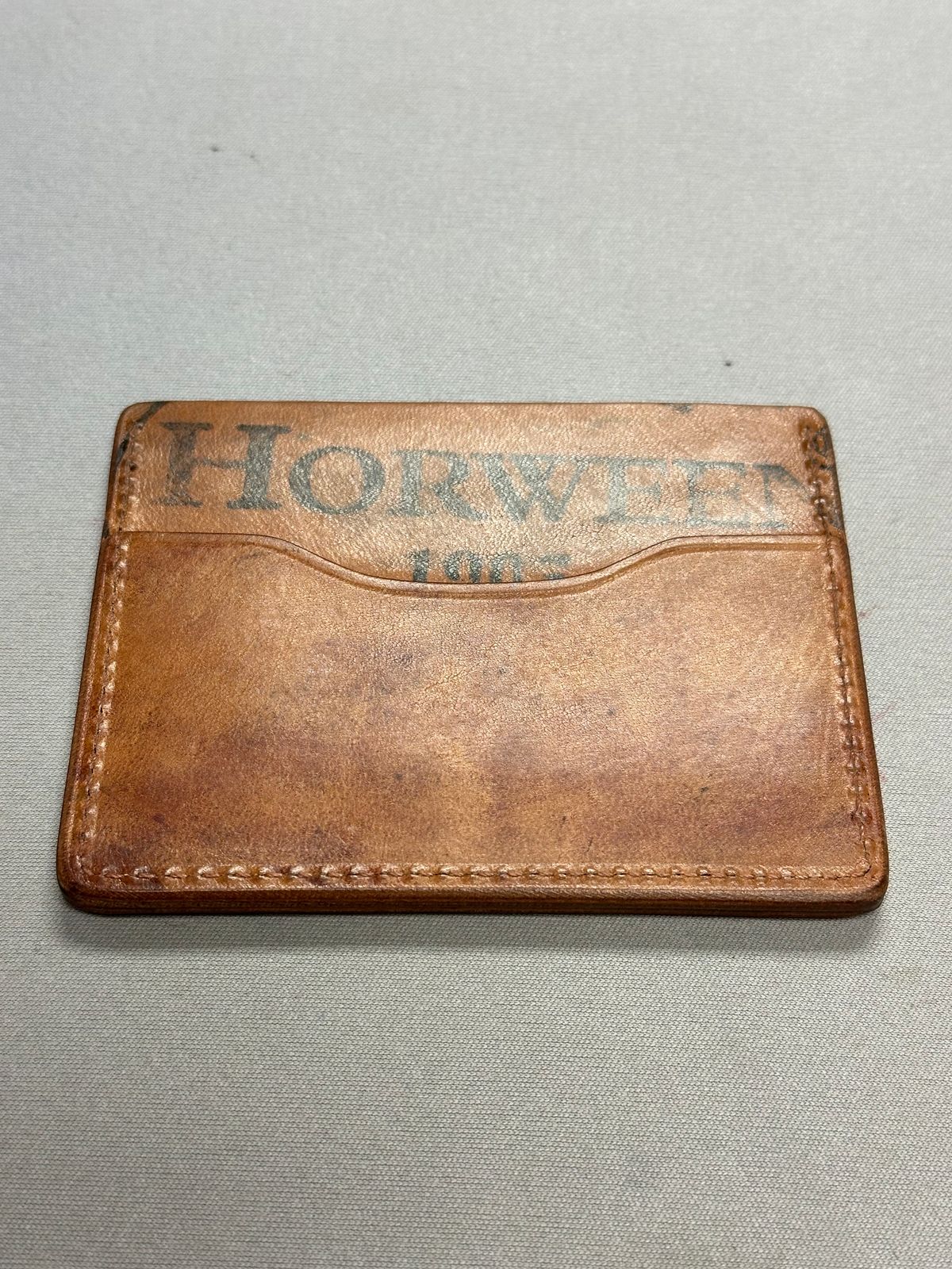 Photo by ds on December 2, 2024 of the Ashland Leather Frank The Enforcer in Horween Color 8 Shell Cordovan Reverse.