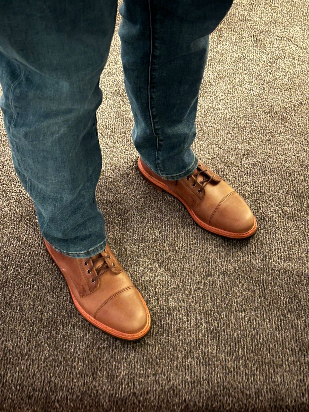 Photo by ds on November 19, 2024 of the Rancourt & Co. Byron Boot in Horween Natural Chromexcel.